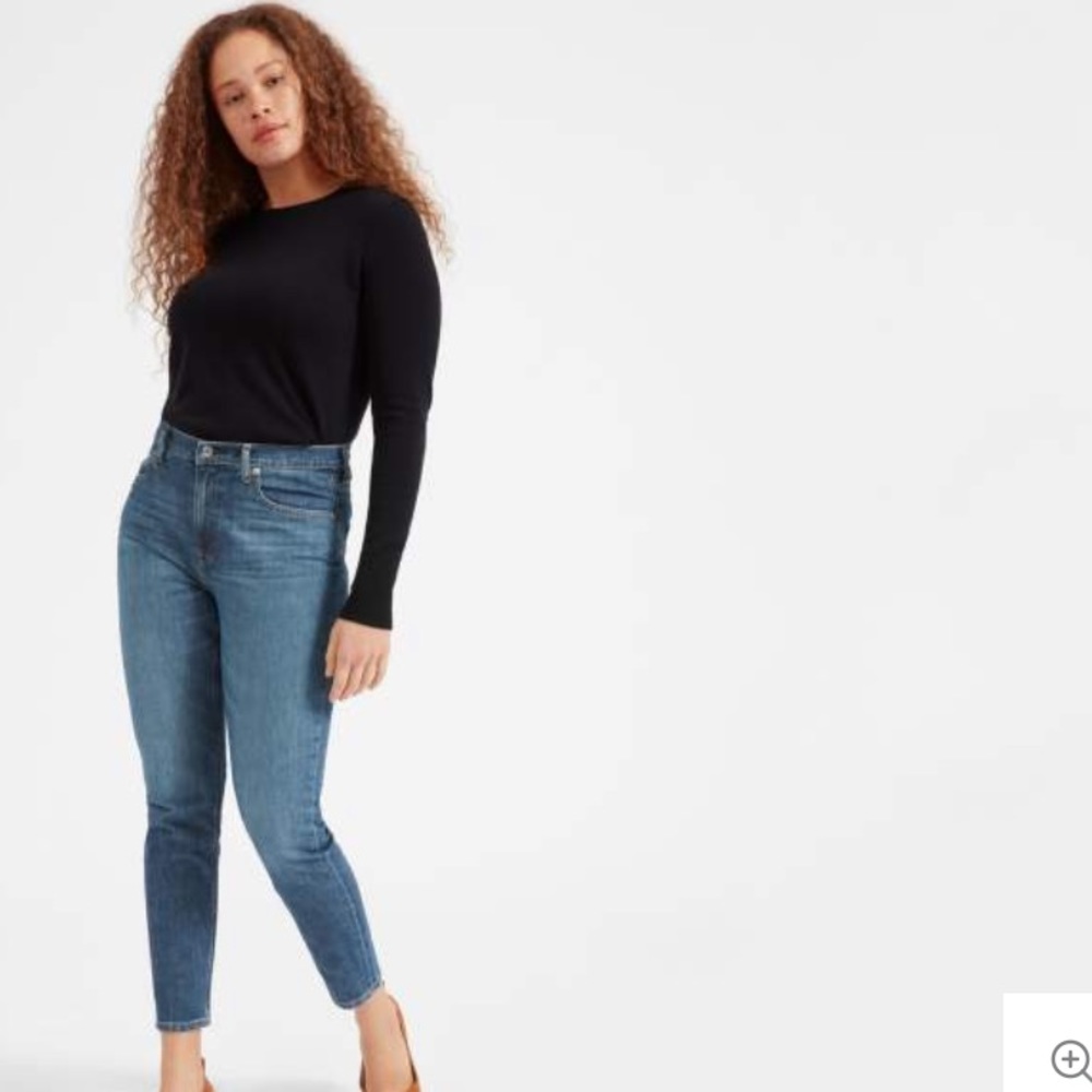 Everlane high rise skinny jean ankle length